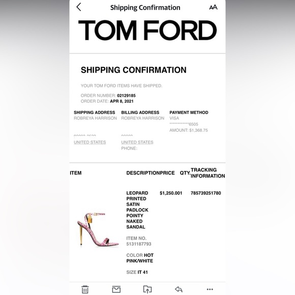 Authentic Tom Ford Padlock Heeled Sandals - Picture 4 of 8